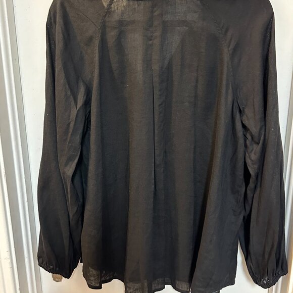 ANTONIO MELANI Black Blouse - Picture 2 of 5